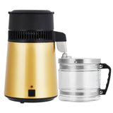 Garvee 4L Water Distiller Stainless Steel Distilled Water Purifier Countertop Home Use Golden - Gold