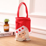 Garvee Santa Christmas Xmas Hand Bag Santa Snowman Elk Penguin Party Candy Gift Bag