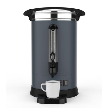 Garvee 120 Cups Coffee Urn,18L/4.8 Gallon Double Wall Commerical Coffee Maker for Buffet Catering Wedding Gathering,Large Capacity Hot Coffee Dispenser,Stainless Steel Hot Water Urn