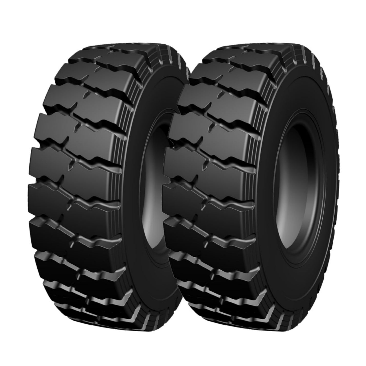 Garvee 6.50-10 Heavy Duty Forklift Tire 10 PLY Tube Type Durable Industrial Black