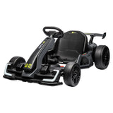 Garvee Ride - G Series: 24V Electric Go Kart, with 300W Strong Motor, Drift/Sport Mode, Big Battery, Eva Tire,Length Adjustment for Outdoor Racing Toy-Grey - Grey