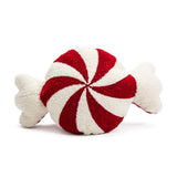 Garvee Christmas Candy Cane Pillows, 3D Christmas Candy Throw Pillows, Creative Red White Spiral Lollipop Pillow, Soft Peppermint Candy Pillow Home Decor for Home Christmas Candy 35 x 58cm - Christmas Candy