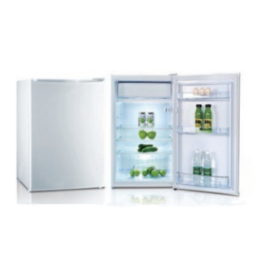 122L Refrigerator Single Door Refrigerator Gray KS-123R