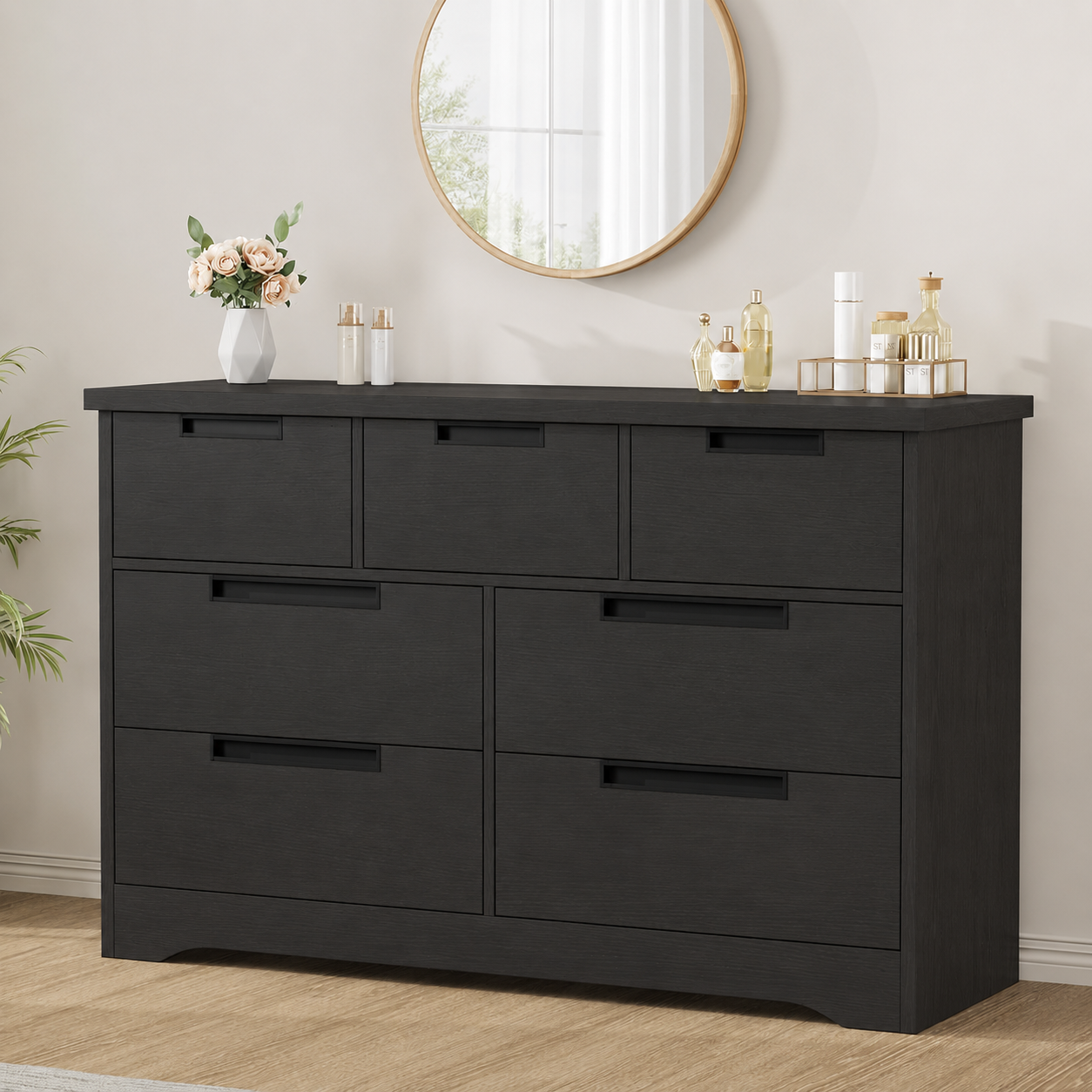 space saving dresser SunJet Space-saving dresser in white with ample storage space and transitional aesthetics in the Dressers department at Lowes.com