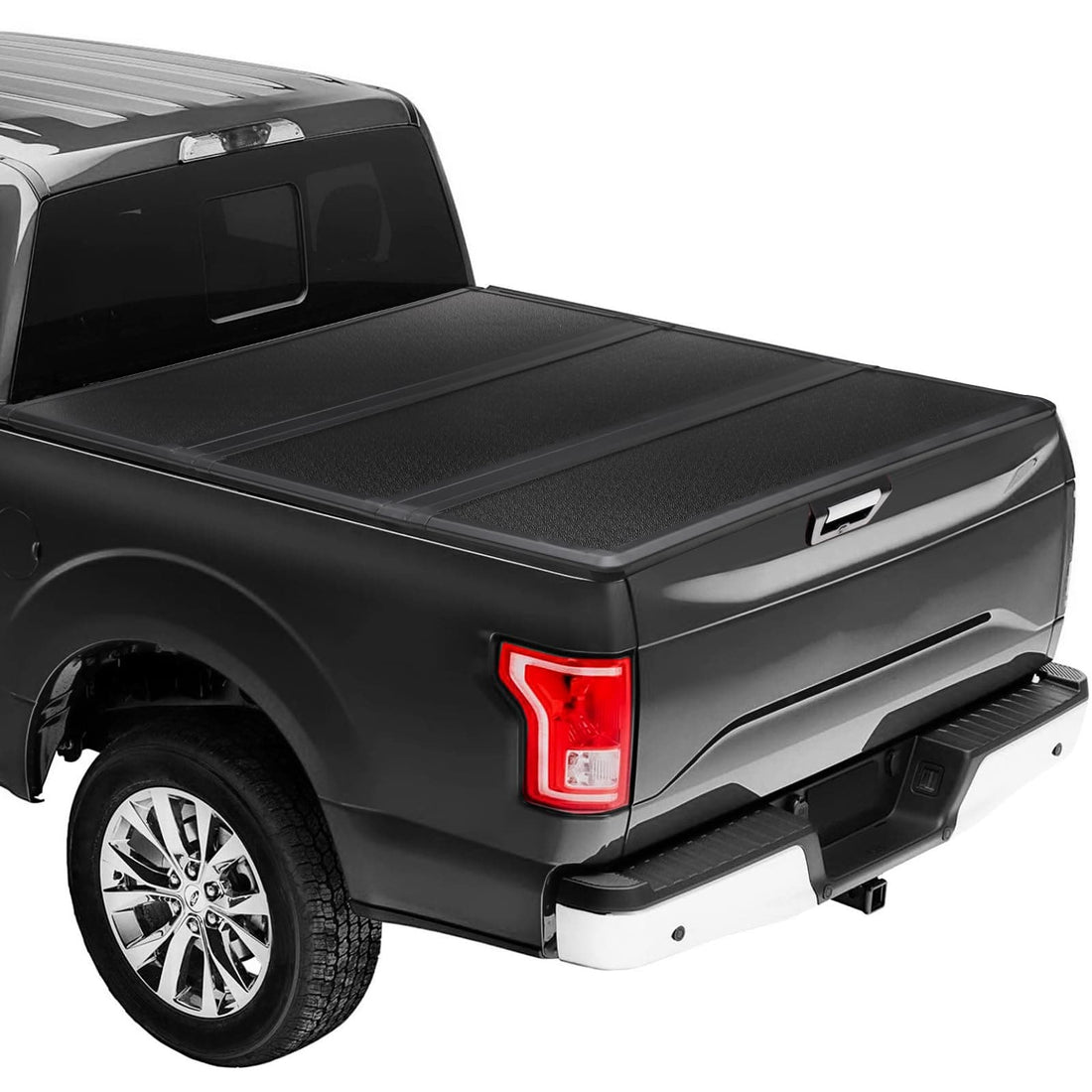 Hard Folding Truck Bed Tonneau Cover for Jeep Gladiator 5ft Bed, Tri-Fold Truck Tonneau Cover Compatible with 2020-2023 Gladiator Styleside 5ft Bed, Black
