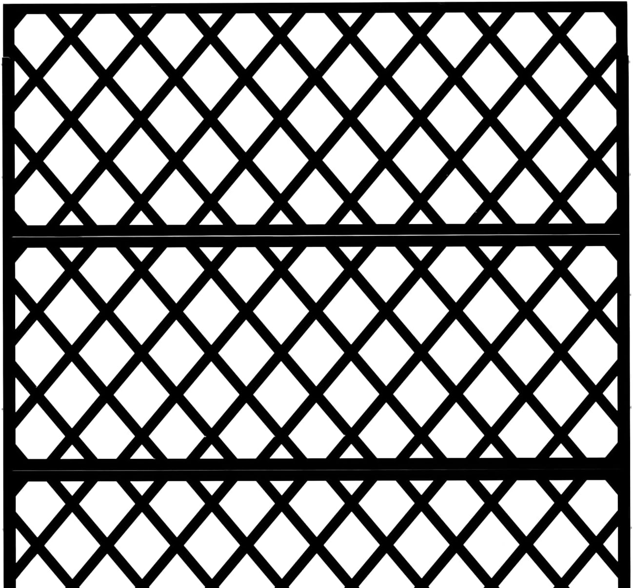 Garvee Galvanized Steel Raised Garden Bed with Trellis, Privacy Screen, Lockable Casters, Drainage Holes, Slim Profile for Patio & Deck