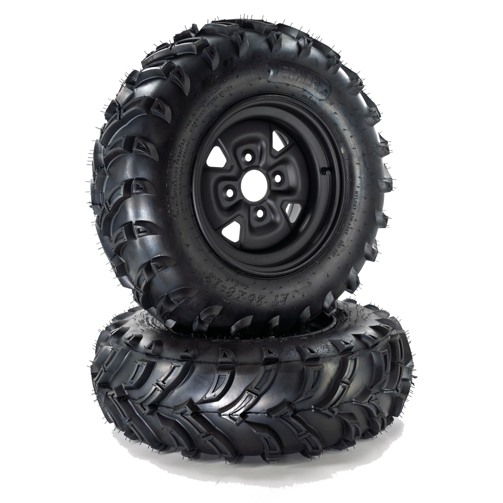 Garvee Set Of 2 25x10-12 ATV Tires With 12