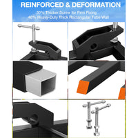 Garvee 68" Pallet Forks, Pallet Forks for Tractor Bucket 5400lbs, Clamp on Pallet Forks with 7 Fork Configuration, for Loader Bucket Skid Steer