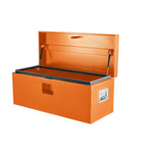 Garvee 24"x15"x15" Steel Truck Bed Tool Box, Trailer Tongue Storage Organizer Chest, for Truck Bed, RV, Trailer, Orange - Orange