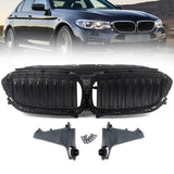 Garvee Active Air Shutter Front Upper Radiator Grille For 5 Series G30 G31 G38 (2017-2020) Auto Decor Replacement Black
