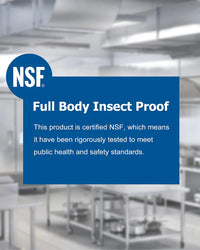 GARVEE 30"L x 24"W x 34"H Stainless Steel Work Table (No Wheels) - Heavy-Duty Food Prep Table with Casters for Commercial Kitchens and Restaurants