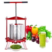3.69 Gal Stainless Steel Wine Press with T-Handle, Kitchen Use