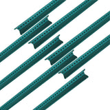 Garvee 8FT Sign Post, 8 Pack U-Channel Steel Fence for Gardens, Farms, Parking Lots, Rust-Resistant Green