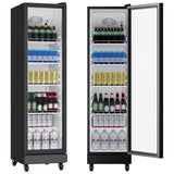 Garvee 6.9 Cu.Ft, Commercial Beverage Refrigerator With One Glass Door, Frost-Free, Energy-Saving Upright Cooler For Stores And Cafes