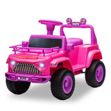 Garvee Ride - P Series: 6V Ride On Car for Toddlers - Battery Powered Electric Car with Music, LED Light, FM, Horn, Rear Storage, 4 Wheels - Pink - pink
