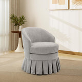 Garvee Mid-Century Modern Upholstered Banquet Dining Chair, Grey - Grey