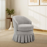 Garvee Mid-Century Modern Upholstered Banquet Dining Chair, Grey