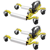 Garvee Car Wheel Dolly Set of 2, 1500LBS Capacity Car Dolly with Hydraulic Tire Jack for Vehicle Positioning for Truck RV Trailer, Yellow - yellow