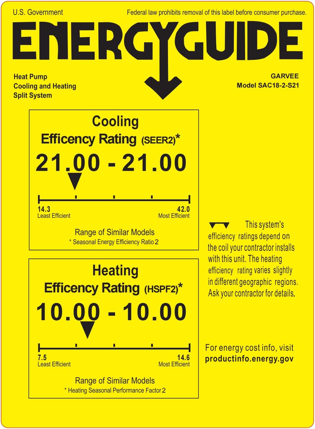 Garvee 2025 New Refrigerant SEER 21 18000 BTU 230V Mini Split Air Conditioner | Energy-Efficient Inverter AC System with WiFi, Remote Control & Easy Installation Kit for Rooms Up to 1250 Sq.Ft