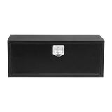 Garvee 30'' Black Steel Underbody Truck Tool Box with T-Handle Lock, Heavy Duty Storage Organizer for Pickup Truck Bed, RV, Trailer, 30"x14"x16" - Black 2