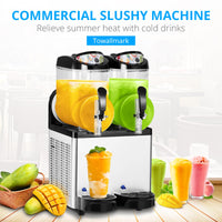 12Lx2 500W Commercial Slushy/Margarita Machine, Food-Grade - GARVEE