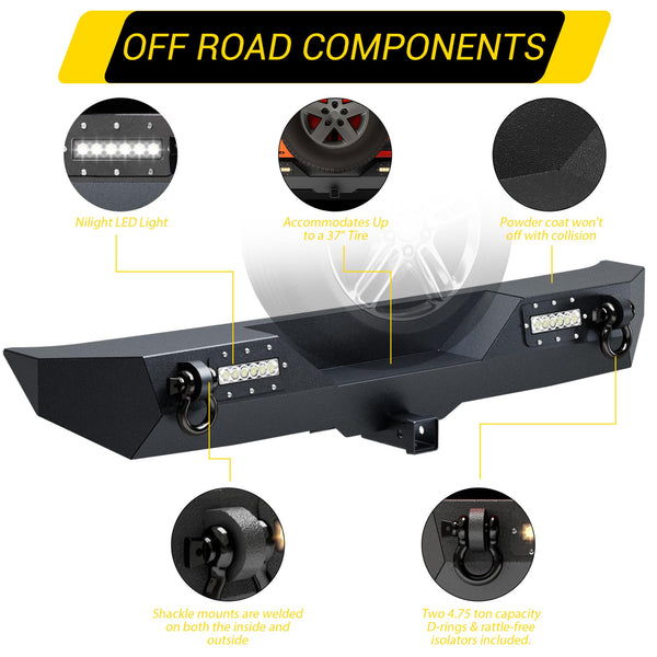 Wrangler JK Rear Bumper - Feature 1