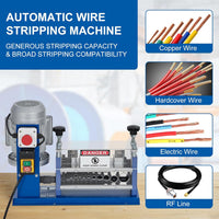 370W Automatic Wire Stripping Machine,0.06-1.5 Inch,75 Ft/Min