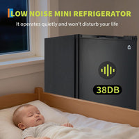 Garvee 4.5 Cu. Ft. Compact Refrigerator Single Door Mini Fridge Adjustable Shelves Dorm Office Kitchen Bedroom Bar Use Energy-Efficient Quiet Operation