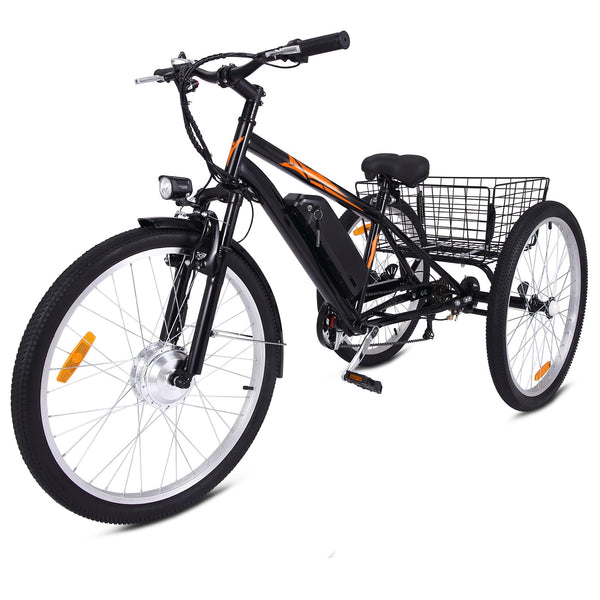 3 wheel bicycle with gas motor Garvee Adult 3-Wheel Electric Bike
