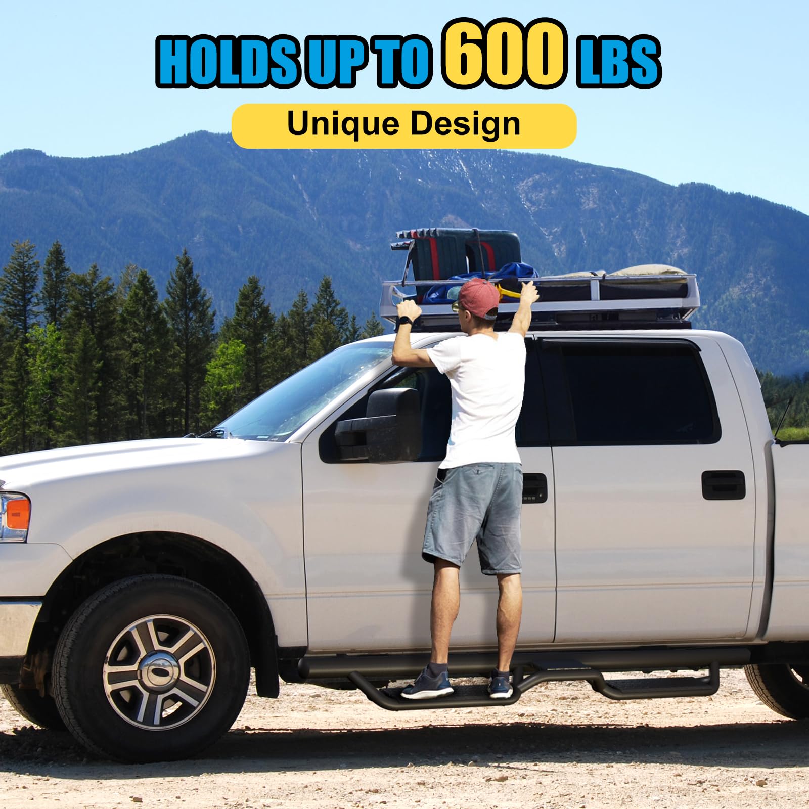 GARVEE Running Board for 20052023 Double Cab Enhanced Durabi