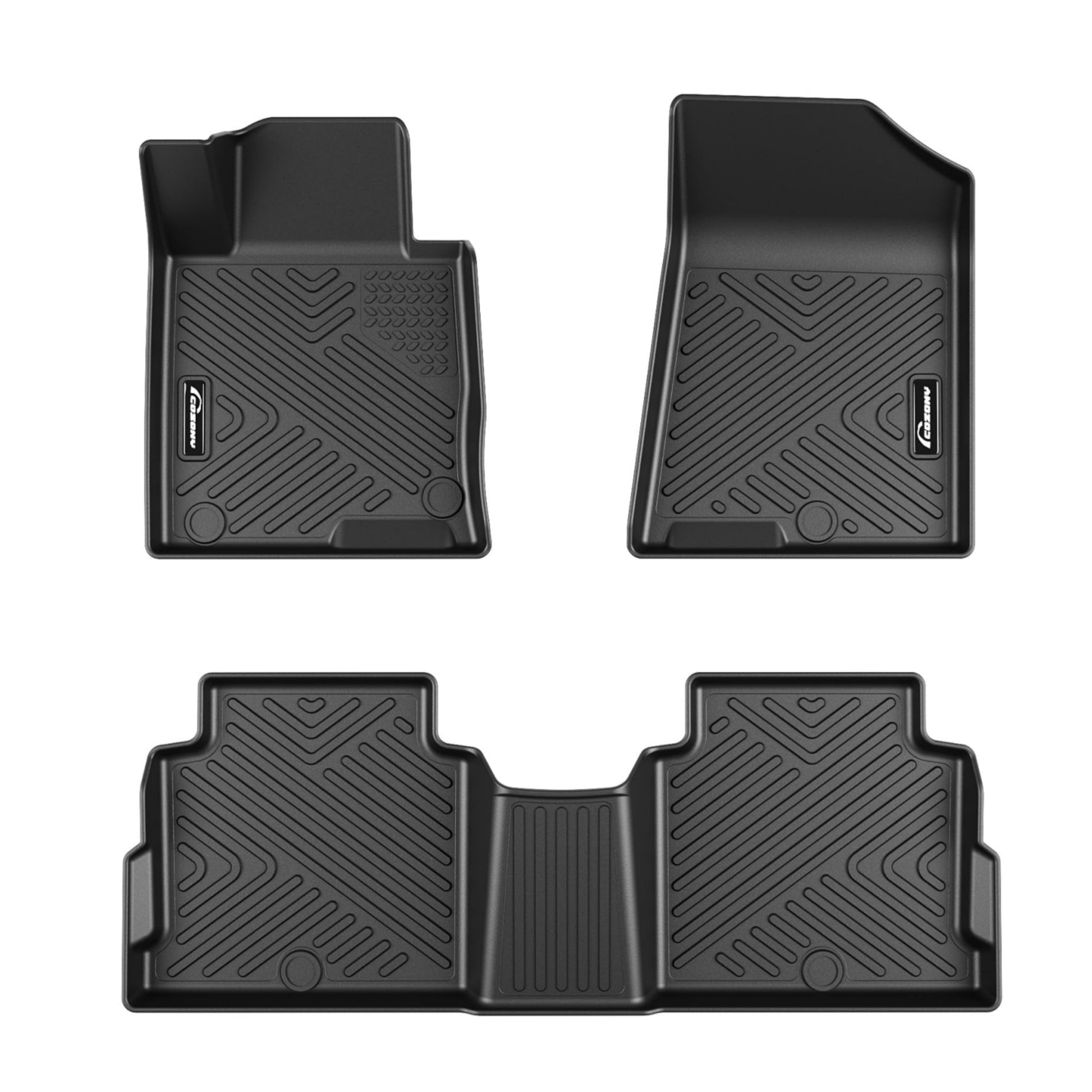Garvee Floor Mats for 2016-2020 Kia Optima, TPE All Weather Custom Fit Floor Liners, Black