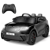 Garvee Ride - P Series: 3-8, 12V Licensed Land Rover Ride Electric Car for Kids with Parent Remote Control, MP3 Player, Rocking, Pull Rod - Black - Black