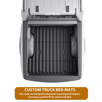 Garvee 6.75FT Truck Bed Mat - Compatible with 1999-2016 F250, F350, F450 Super Duty, All-Weather TPE Heavy-Duty Pickup Bed Tray Liner Cargo Mat