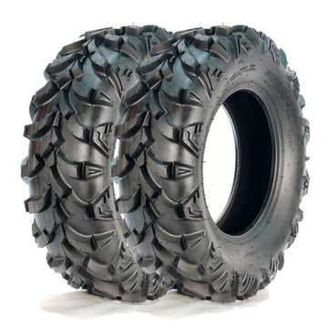 Garvee 22x10-9 ATV Tires 2-Pack Rear 4PR All Terrain Trail Sand Tubeless Reinforced Sidewall