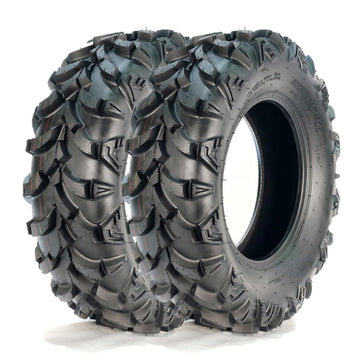 Garvee 22x7-11 ATV Tires 2-Pack Front 4PR All Terrain Trail Sand Off-Road Tubeless Reinforced Sidewall