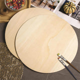 Garvee 12 Pieces 12 Inch Wood Circles Crafts, Round Wooden Door Hanging Sign, Unfinished Blank Wooden Rounds Slice Cutouts for DIY Crafts Painting Christmas Decor Wood Color One Size