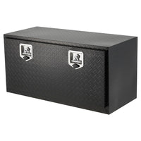 Garvee Underbody Truck Box,36"x18"x17"Pickup Storage Box,Heavy Duty Aluminum Diamond Plate Tool Box with Lock and Keys,Waterproof Trailer Storage Box with T-Handle for Truck,Van,Trailer