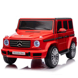 Garvee 12V Kids Ride On Car, Licensed Mercedes-Benz G500 Electric Vehicles w/Parent Remote Control, 4xSpring Suspension, 3 Speeds, Rocking, LED Lights, Battery Powered Ride on Toy for Boys Girls, Red - Red