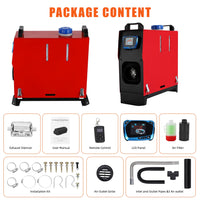 12V 8KW Diesel Heater with Remote & LCD, Silencer Included