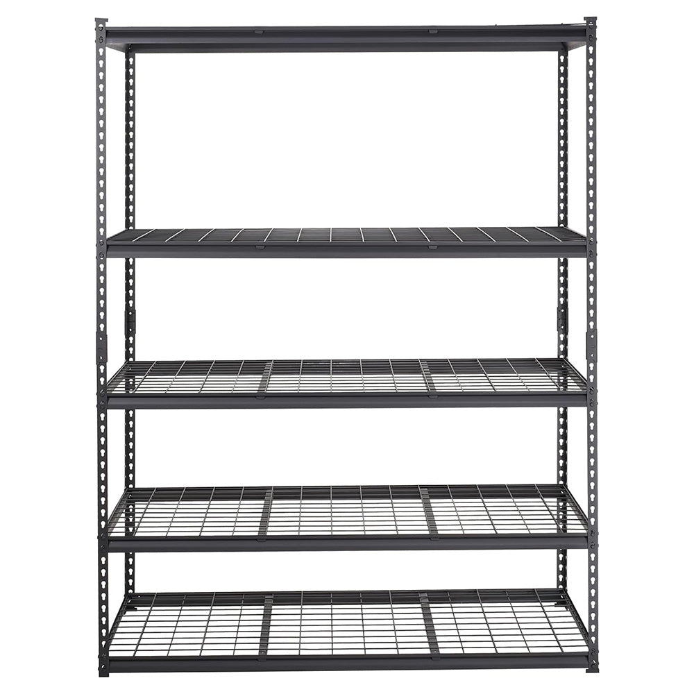 Garvee Wire Shelving Storage Shelves 5-Shelf Adjustable Wire Shelf Heavy Duty Storage Shelving Unit Commercial Metal Wire Rack 48L x 18W x 72H,Black