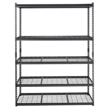 Garvee Wire Shelving Storage Shelves 5-Shelf Adjustable Wire Shelf Heavy Duty Storage Shelving Unit Commercial Metal Wire Rack 48L x 18W x 72H,Black