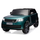 Garvee Ride - P Series: 24V 2-Seater Land Rover Ride-On Car For age 3+, With MP3, 3 Speeds, Remote Control, LED, 4-Wheel Suspension - Green - Green
