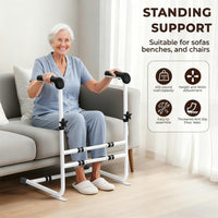 Garvee Stand-Up Assist Aid for Elderly, Support Up to 450Lbs, Adjustable Chair Couch Stand Assist for Home Hospital, Bed Toilet Chair Lift Assist for Seniors, Patients and Disabled, White