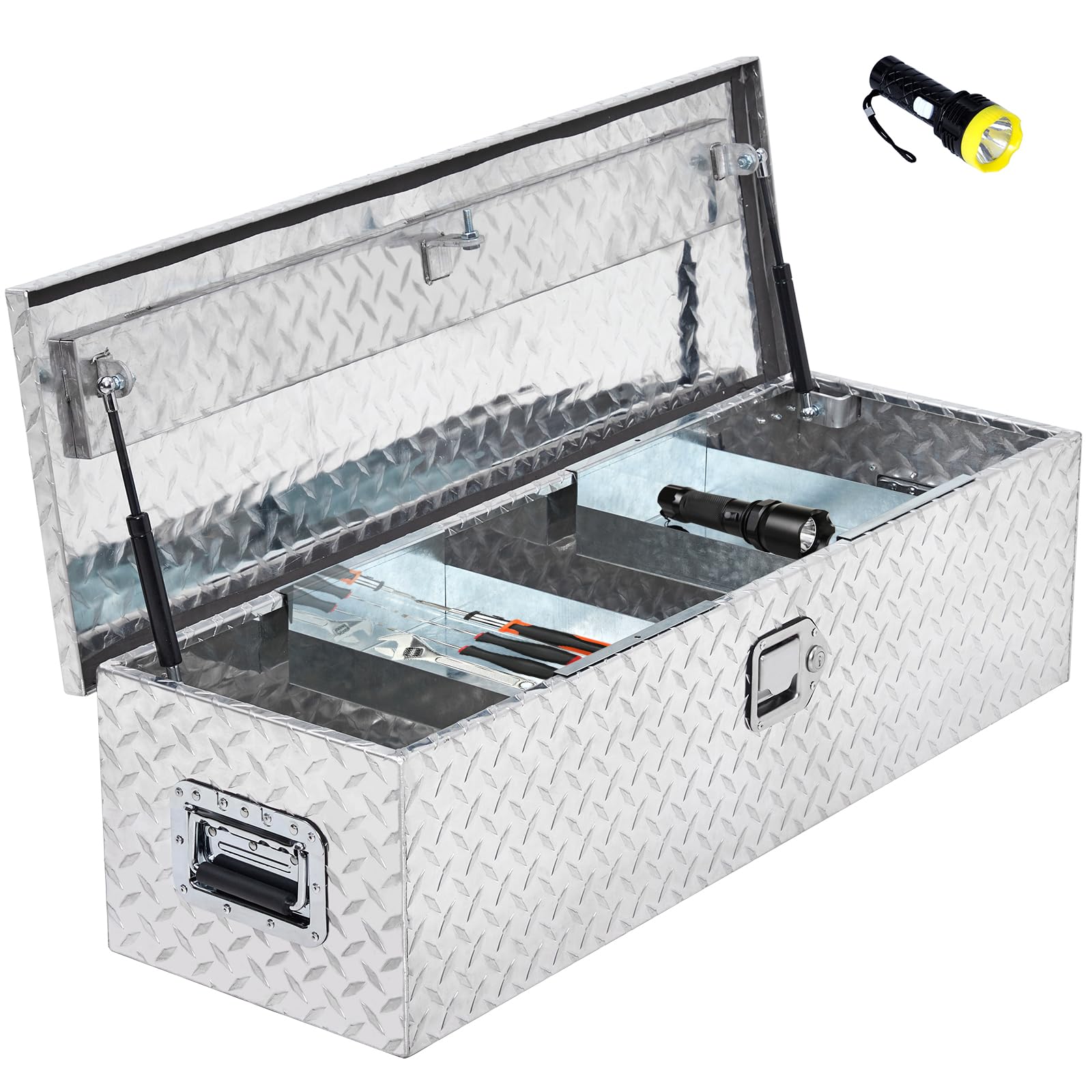 GARVEE Aluminum Diamond Plate Tool Box - Secure & Convenient Storage ...
