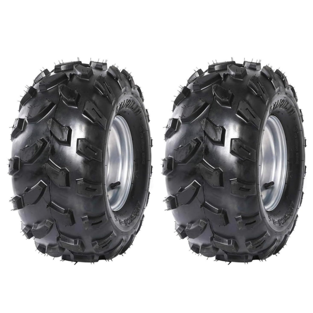 Garvee 19x7-8 ATV Tires, 4PR All Terrain Tubeless, Pack of 2, for ATV UTV Trail Sand Mud Off-Road