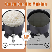 5 Qt Electric Wax Melter with Temp Control for Candle Making - GARVEE