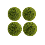 Garvee 11.8 Inch Artificial Boxwood Topiary Balls Set of 4, Indoor Outdoor Decorative Faux Greenery, Green, Durable UV-Resistant