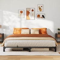 Garvee King Bed Frame Metal 6 Inch, Heavy Duty Platform Bed Frame with Reinforced Slats Support, 800 Lbs Load Capacity, Noise Free, No Box Spring Needed and Screws, Tool-Free Assembly