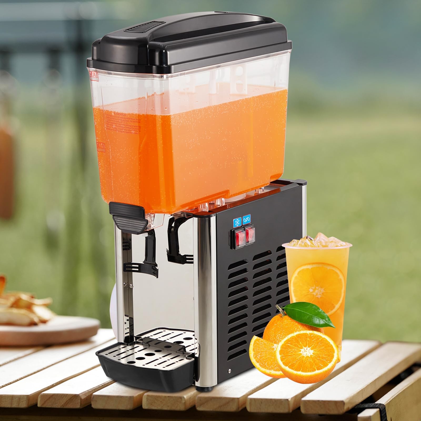 GARVEE 4.8 Gal Commercial Beverage Dispenser for Restaurants