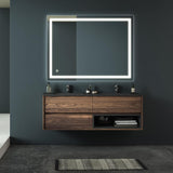 Garvee LED Bathroom Mirror 24"x32" Dimmable Anti-Fog Waterproof Wall Mounted Makeup Mirror with Wall Switch Control Horizontal Vertical